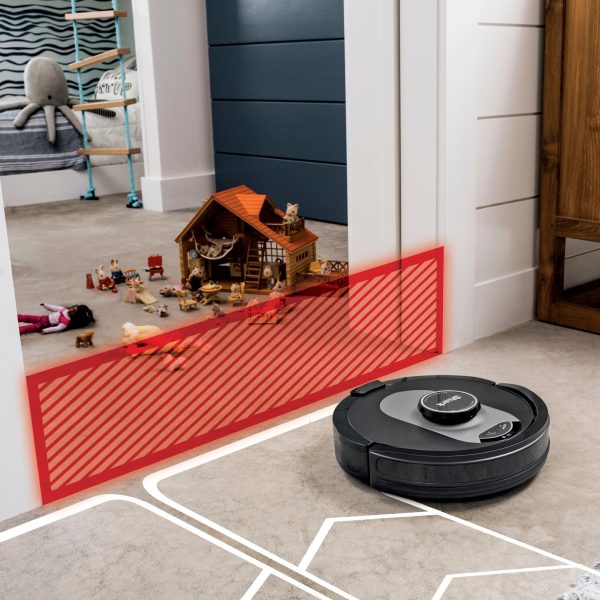 Shark - AI Ultra Robot Vacuum RV2502AE with XL HEPA Self-Empty Base, LIDAR Navigation, Wi-Fi Connected - Black - Image 8