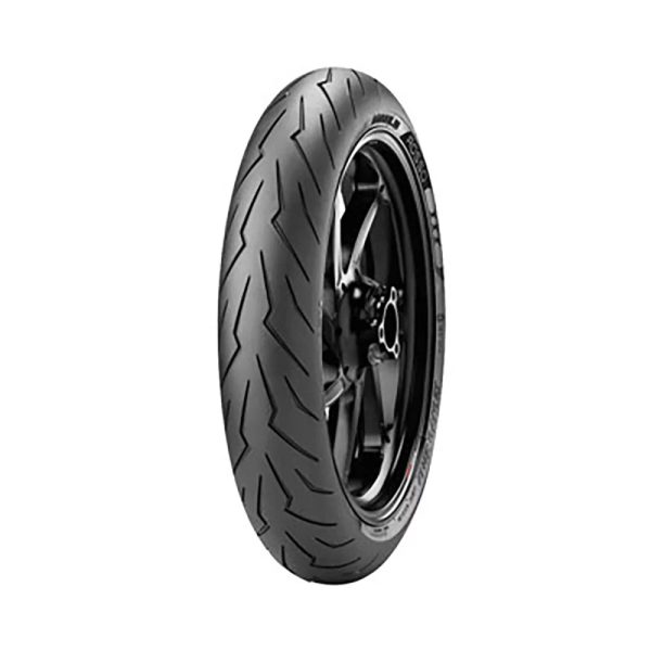 Pirelli Diablo Rosso 3 Front Motorcycle Tire 120/70ZR-17 (58W) Compatible With Ducati Diavel 1260 2020