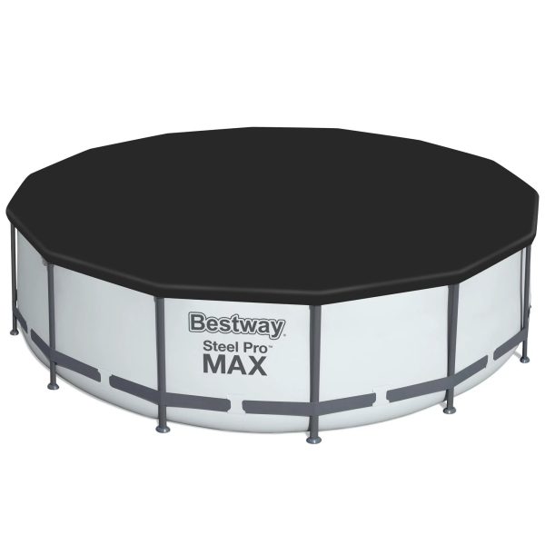 Bestway Steel Pro MAX 14' x 48" Round Above Ground Swimming Pool Set - Image 9