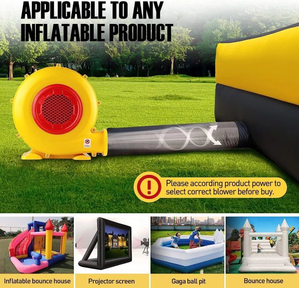 950W Air Blower, Pump Fan Commercial Inflatable Bouncer Blower, Perfect for Inflatable Movie Screen, Inflatable Paint Booth, Inflatable Bounce House, Jumper, Bouncy Castle - Image 3