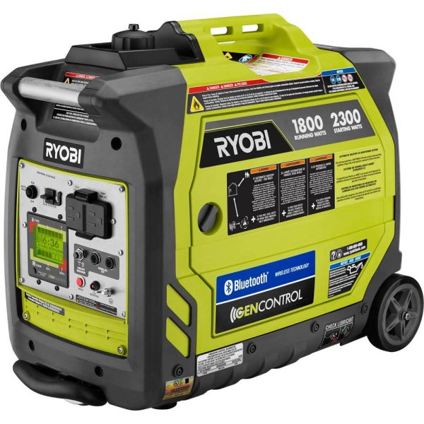 💥RYOBI 2,300-Watt Recoil Start Bluetooth Super Quiet Gasoline Powered Digital Inverter Generator with CO Shutdown Sensor RYi2322 - Image 7