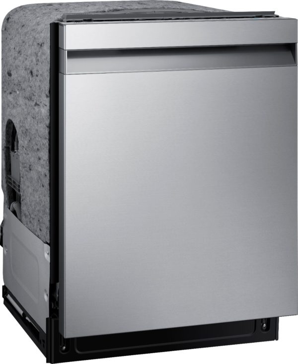 Samsung - StormWash 24" Top Control Built-In Dishwasher with AutoRelease Dry, 3rd Rack, 42 dBA - Stainless steel