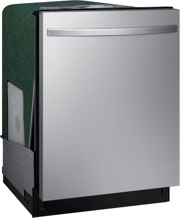 Samsung - StormWash 24" Top Control Built-In Dishwasher with AutoRelease Dry, 3rd Rack, 48 dBA - Stainless steel