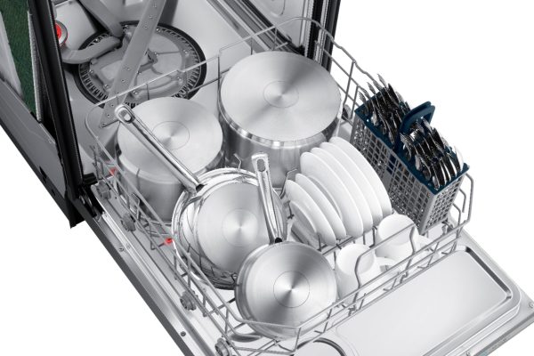 Samsung - StormWash 24" Top Control Built-In Dishwasher with AutoRelease Dry, 3rd Rack, 48 dBA - Stainless steel - Image 9