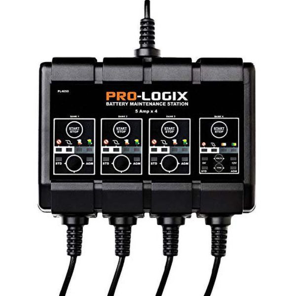 12V 5A 4-Bank SOLAR PRO-LOGIX Battery Charger - Image 2