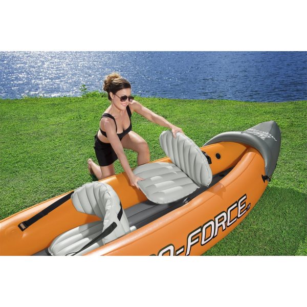 Bestway Hydro Force Lite Rapid X2 Inflatable Outdoor Water Sport Kayak Set - Image 7