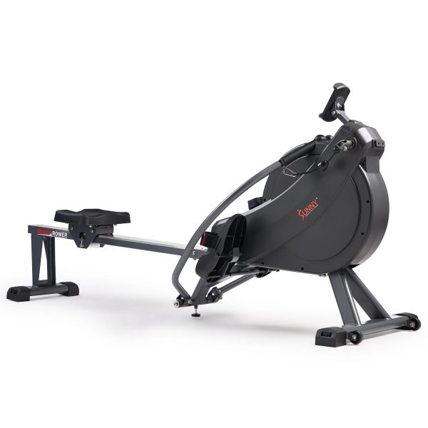 Sunny Health & Fitness MotionMax SMART Magnetic Rowing Machine – Full Motion Handlebars Designed for Low-Impact Full-Body Workouts, Foldable and Adjustable Rower with Extra-Long 51” Rail - SF-RW522067 - Image 2