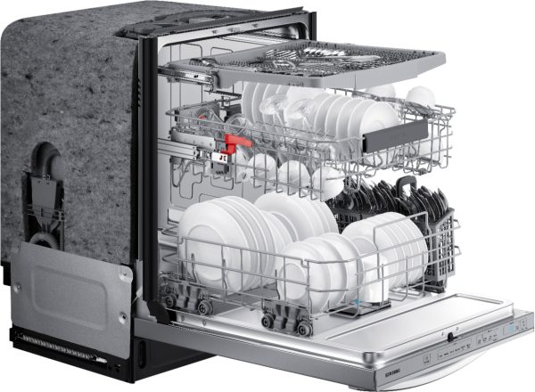 Samsung - StormWash 24" Top Control Built-In Dishwasher with AutoRelease Dry, 3rd Rack, 42 dBA - Stainless steel - Image 12