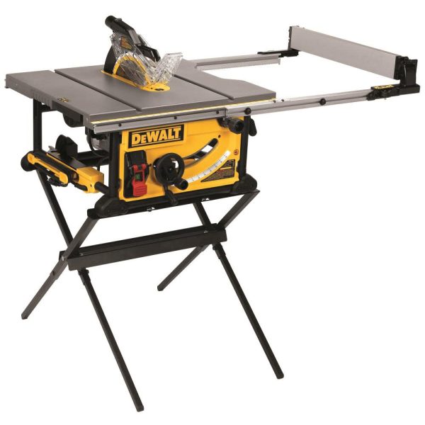 DW 10" Jobsite Table Saw 32 1/2" Rip Capacity and Rolling Stand DWE7491RS from DW - Image 7