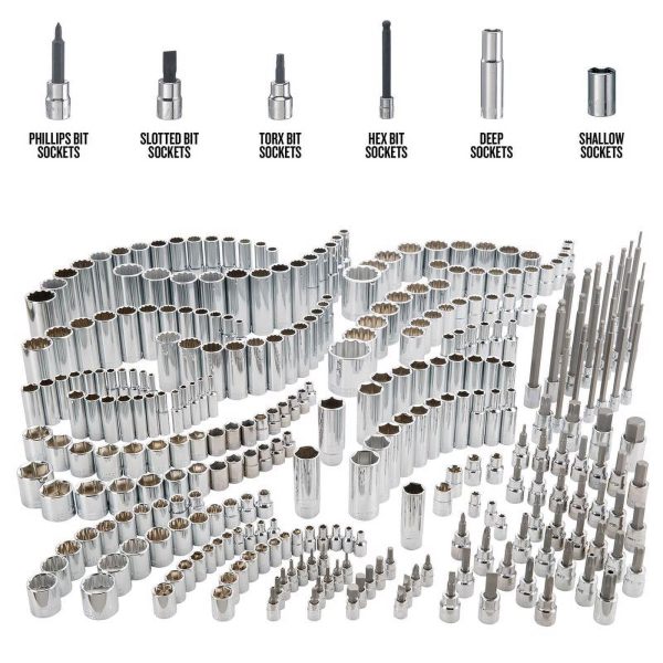 Craftsman 1/4 & 3/8 & 1/2 in. drive SAE 6 and 12 Point Socket Set 299 pc - Image 2