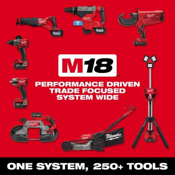 M18 18V Lithium-Ion Brushless Cordless Compact Drill/Impact Combo Kit (2-Tool) W/ (2) 2.0Ah Batteries, Charger & Bag 2892-22CT - Image 8