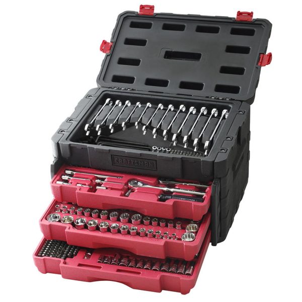 Craftsman 450 Piece Mechanic's Tool Set With 3 Drawer Case - Image 2