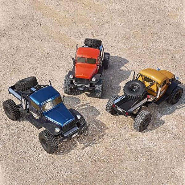 RocHobby Atlas 1/10 RC Crawler, 4WD 2.4Ghz RC Rock Truck Off Road, Hobby RC Car Indoor&Outdoor 2 in 1, RC Vehicles for Adults Need to Complete with Battery, Yellow - Image 6