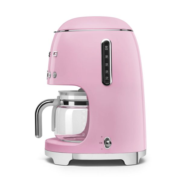 Smeg 50's Retro Style Drip-filter Coffee Machine, Pink - Image 3