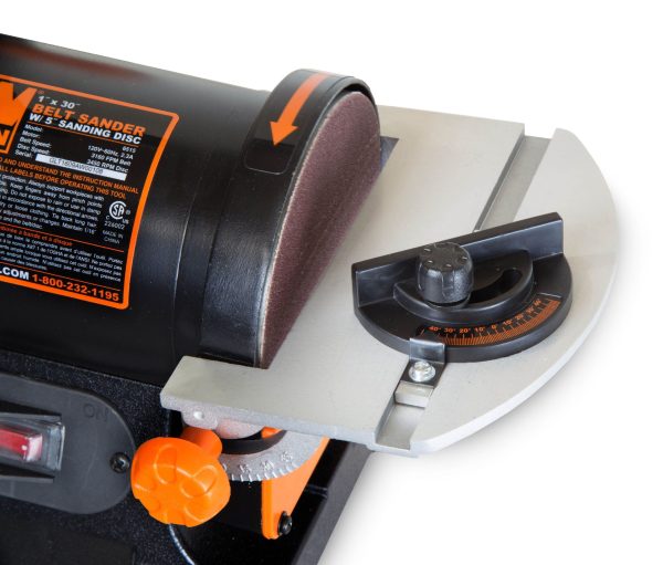 WEN Products 2.3-Amp 1 x 30-Inch Belt Sander with 5-Inch Sanding Disc�� 6515T - Image 3