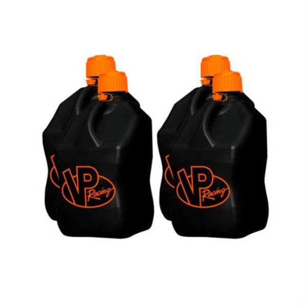 VP Fuel Containers 5.5 gal V-Twin Square Motorsports Jug - Black - Case of 4