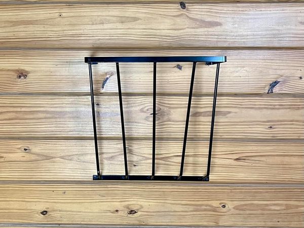 Heavy Duty Steel Wall Hay Rack by Dutch Ranch| Steel Hay Rack for Sheep, Goats & Livestock | Hay Feeder Wall Mount for Easy Hay Storage | Black 18.5'' Long Horse Hay Feeder | Made in USA - Image 2