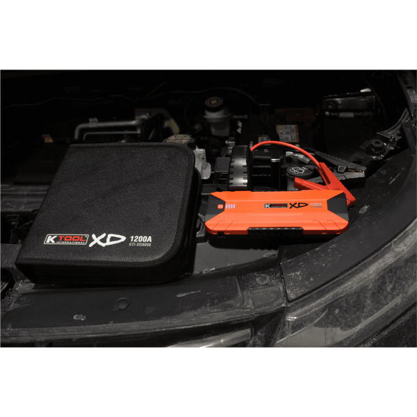 K Tool XD Power Bank Portable Charger Heavy Duty Jump Starter 16000 mAh Jump Starters for Gasoline Engines and 7.0L Diesel Engines Lithium Polymer Emergency Light - Image 4