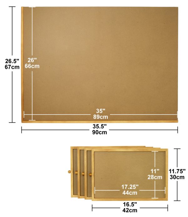 Bits and Pieces Jumbo 1500 Piece Puzzle Plateau W/ Storage Drawers， 26x35" - Image 4