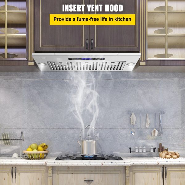 BENTISM Built-in Range Hood Insert Vent Hood 900CFM 36in Touch & Remote Control - Image 2