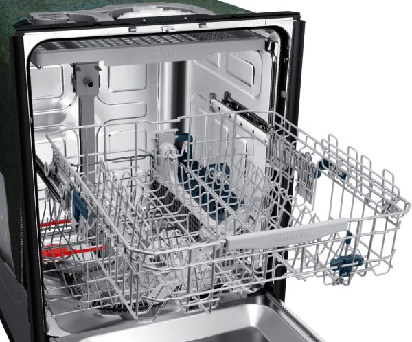 Samsung - StormWash 24" Top Control Built-In Dishwasher with AutoRelease Dry, 3rd Rack, 48 dBA - Black stainless steel - Image 22