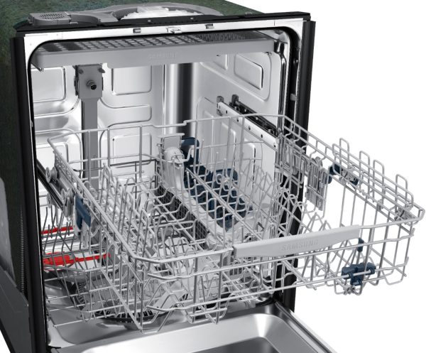 Samsung - StormWash 24" Top Control Built-In Dishwasher with AutoRelease Dry, 3rd Rack, 48 dBA - Tuscan stainless steel - Image 16