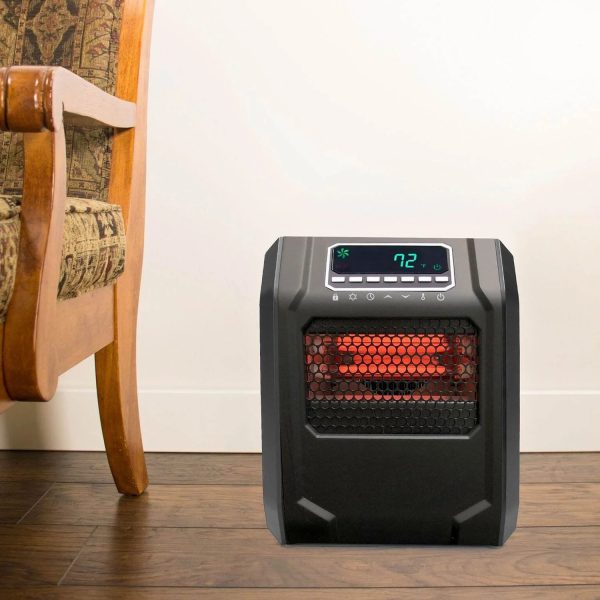 Lifesmart 4 Element 1500W Portable Electric Infrared Quartz Space Heater - Image 7