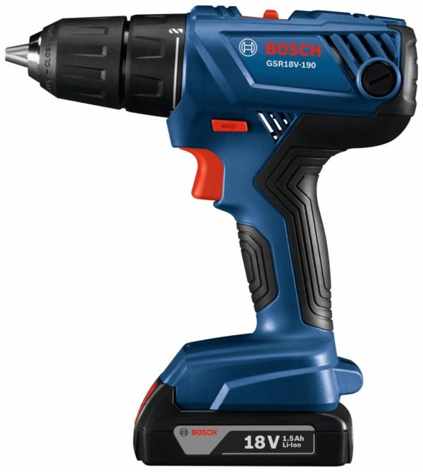 18 V Compact 1/2 In. Drill/Driver Kit with (2) 1.5 Ah SlimPack Batteries