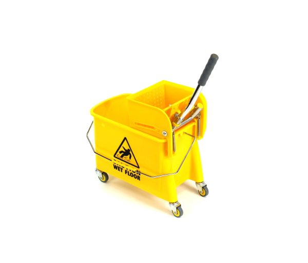 Small Mop Bucket with Wringer 5.2 Gallon AF08068 - Image 4