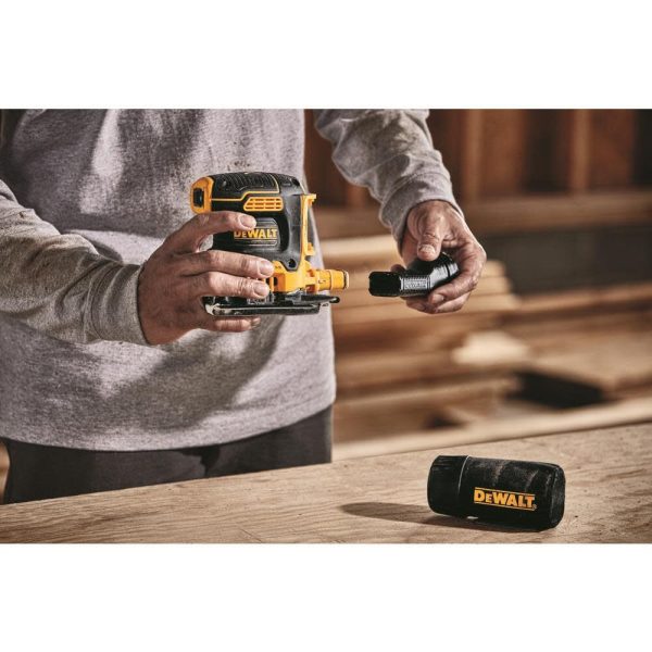 20V MAX XR Brushless Cordless 1/4 Sheet Variable Speed Sander (Tool Only) DCW200B from - Image 5