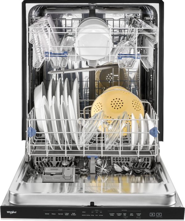 Whirlpool - 24" Built-In Dishwasher - Stainless steel - Image 7