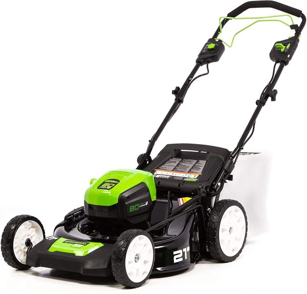 21-Inch 80V Lawn Mower, (2) 2Ah Batteries and Charger Included GLM801601 - Image 3