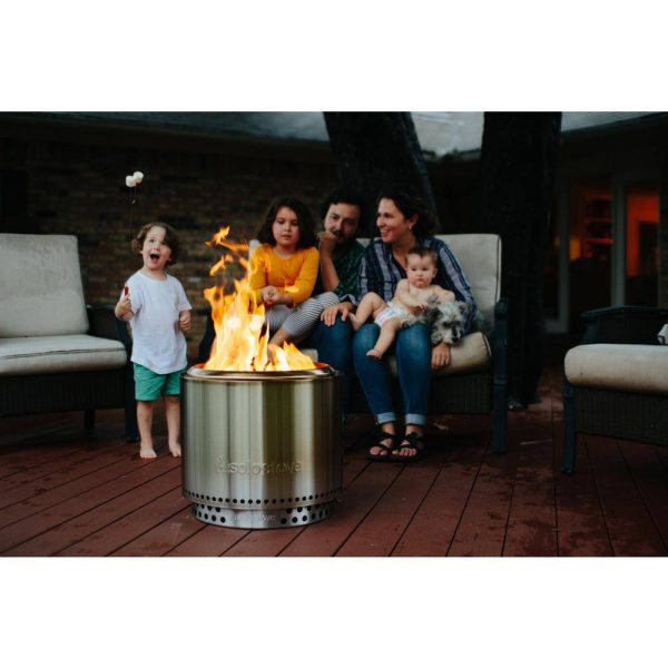 Solo Stove Bonfire 2.0 in.19.5 in. x 14 in. Outdoor Stainless Steel Wood Burning Fire Pit SSBON-2.0 - Image 2