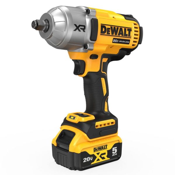 DEWALT 20V MAX* XR 1/2" High Torque Impact Wrench with Hog Ring Anvil