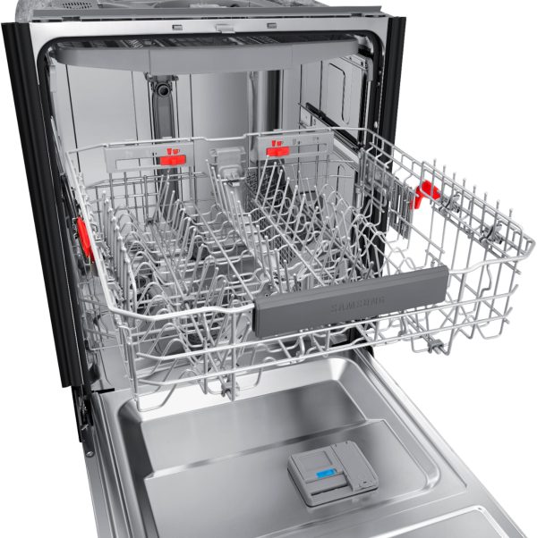 Samsung - StormWash 24" Top Control Built-In Dishwasher with AutoRelease Dry, 3rd Rack, 42 dBA - Stainless steel - Image 14