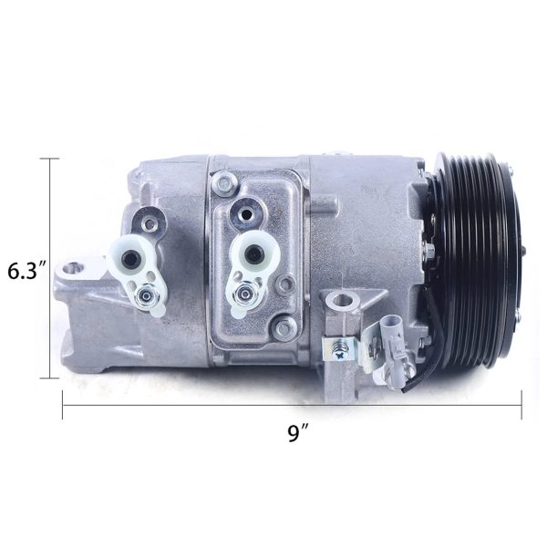 TOOL1SHOoo A/C Compressor & Clutch For Suzuki Grand Vitara 08-13, Kizashi 10-13 95200-76KA0 - Image 3