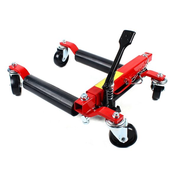 1500lb HYDRAULIC Positioning Car Wheel Dolly Jack Lift Auto Vehicle Moving Hoist - Image 6