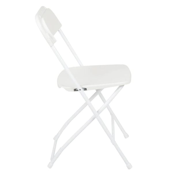 Flash Furniture 10-Pack White Standard Folding Chair with Solid Seat (Indoor) - Image 10