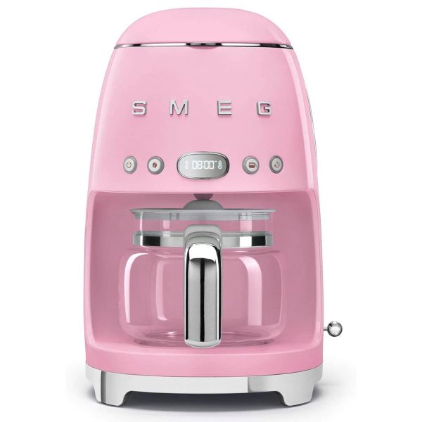 Smeg 50's Retro Style Drip-filter Coffee Machine, Pink