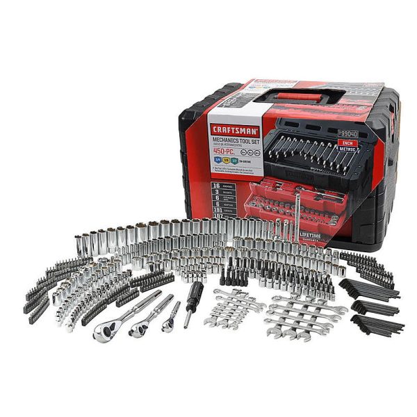 Craftsman 450 Piece Mechanic's Tool Set With 3 Drawer Case