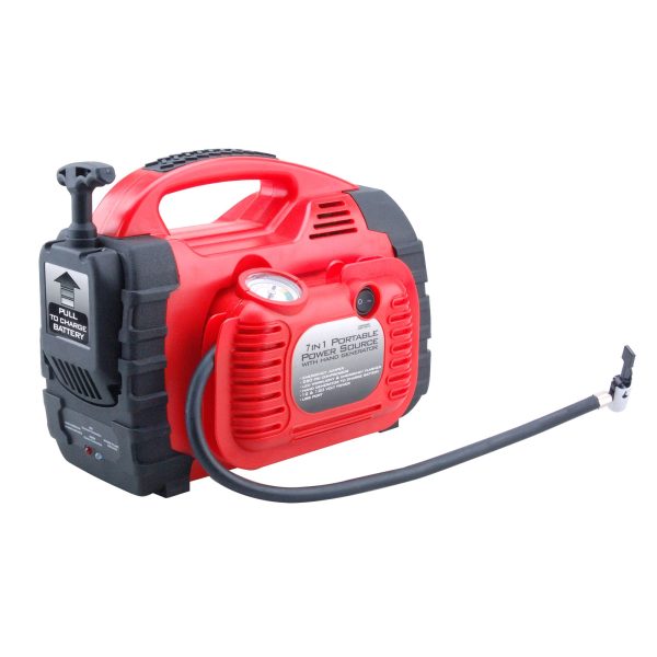 7 in 1 Portable Power Station, Jump Starter, Air Compressor, Generator & 12V/USB - Image 4