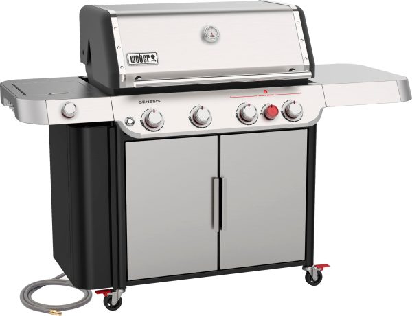 Weber - Genesis S-435 Natural Gas Grill - Stainless Steel - Image 2