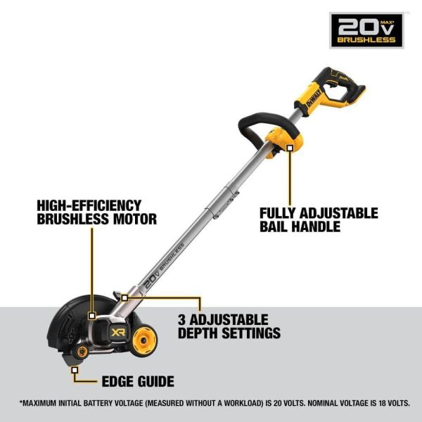 20V MAX* Brushless Cordless Edger Bare Tool DCED400B from - Image 2