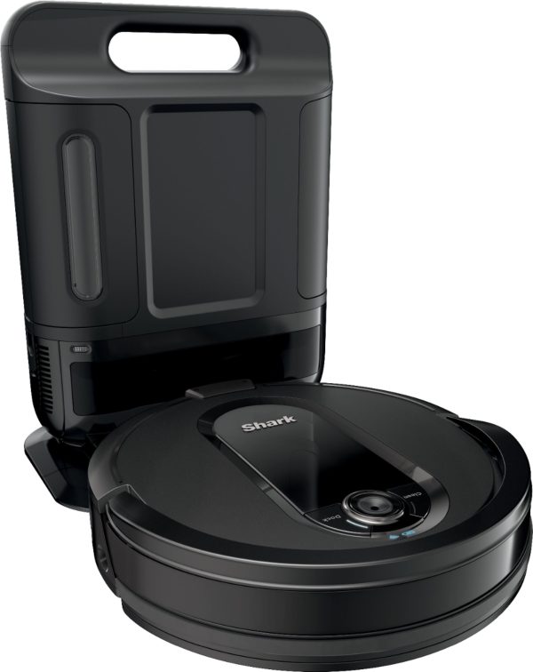 Shark - IQ Robot Self-Empty XL RV1001AE, Wi-Fi Connected, Robot Vacuum with Self-Cleaning Brushroll - Black - Image 34