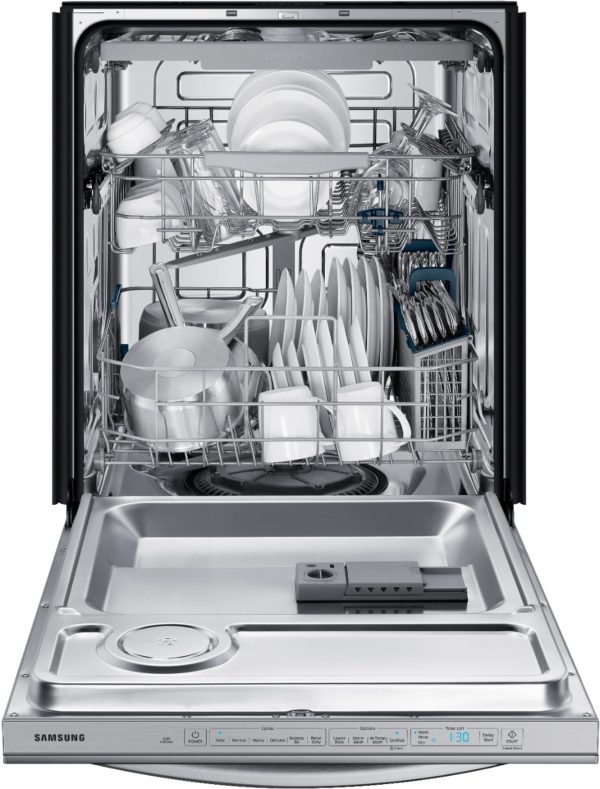 Samsung - StormWash 24" Top Control Built-In Dishwasher with AutoRelease Dry, 3rd Rack, 48 dBA - Stainless steel - Image 7