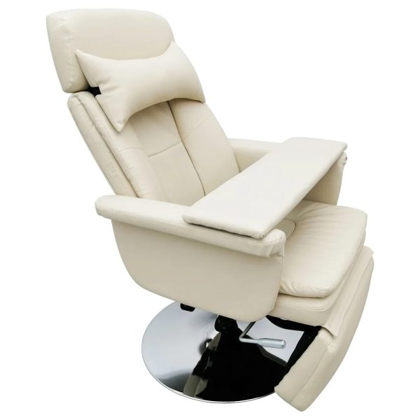 INTBUYING Facial Beauty SPA Salon Chair for Beauty Home Office Pneumatic Load 440LB 360Degree Rotation White - Image 3