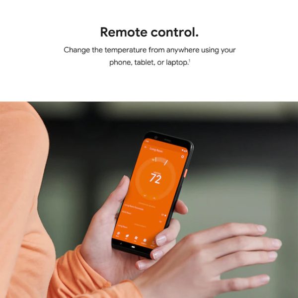 Google Nest Learning Smart Thermostat with WiFi Compatibility (3rd Generation) - Stainless Steel - Image 7
