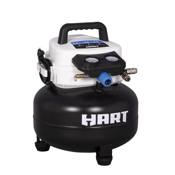 Hart 6 Gallon 1.5 HP Pancake Air Compressor - Image 3