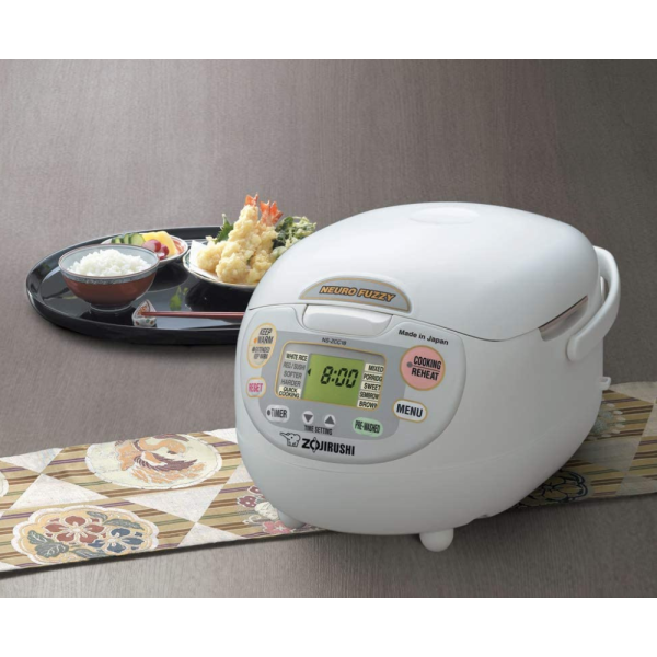 Zojirushi Neuro Fuzzy 5.5-Cup Premium White Rice Cooker with Built-In Timer - Image 4