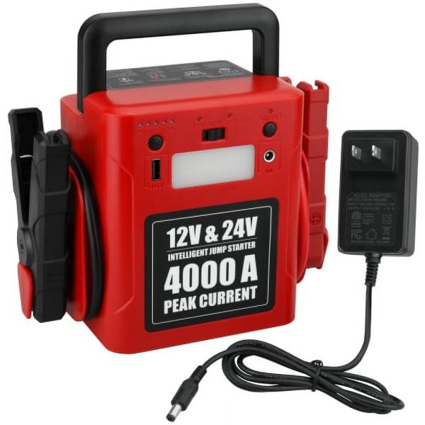 17L 750HP heavy duty truck 24 volt jump starter 50000 mah 12v 24v car jump starter